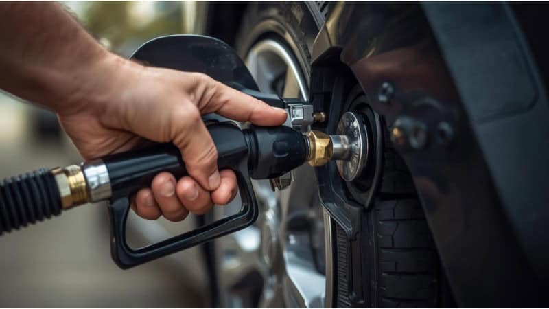 How to put air in tires