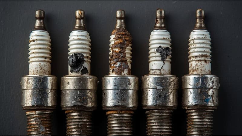 Spark plug failure symptoms