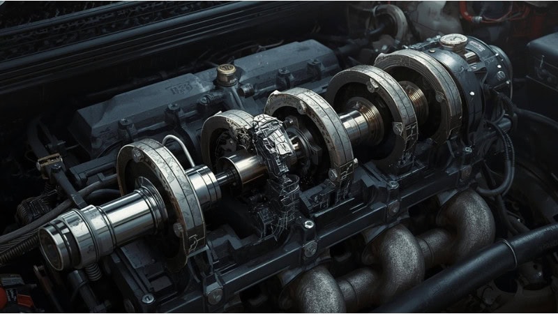 What causes crankshaft damage