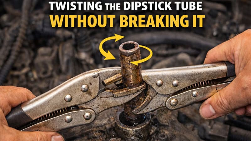 Oil dipstick Removal Tool