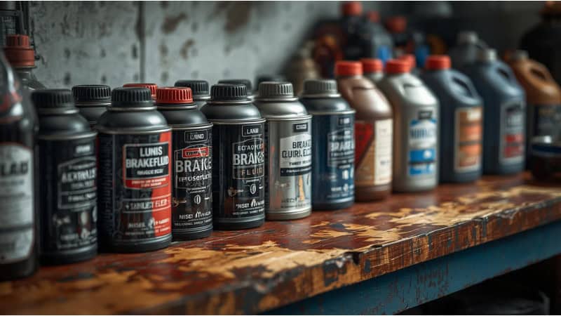 DOT 3 brake fluid color