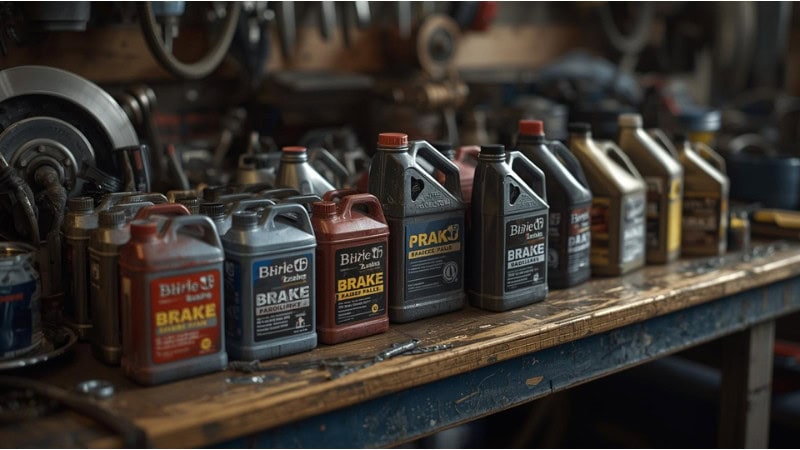 DOT 4 brake fluid color