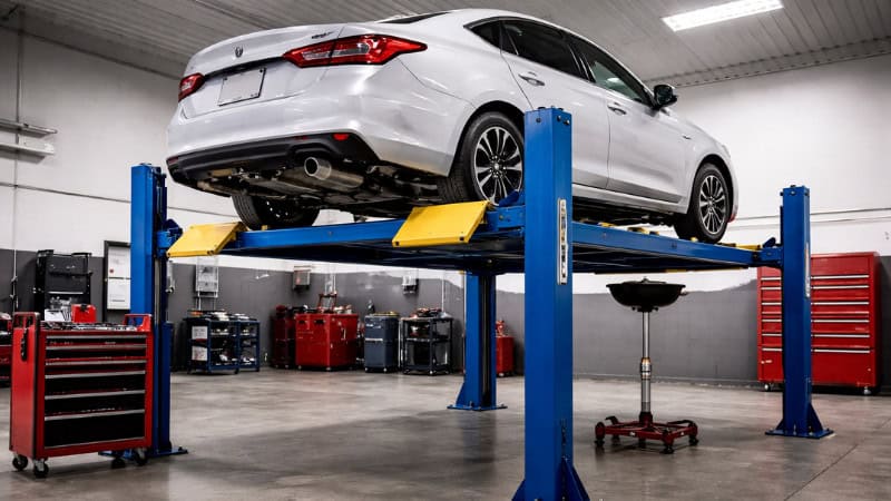 How to level 4 post lift