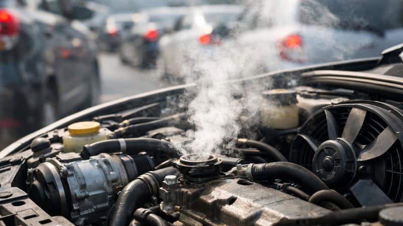 Car overheats when ac is on and idle then