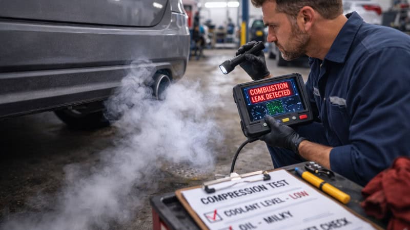 How to fix white smoke from exhaust