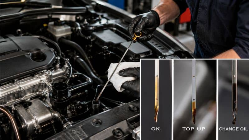 engine-oil-dipstick-checking-steps